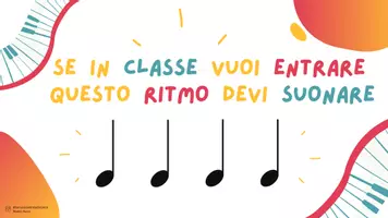 anteprima - Schede informative - Cartelli di benvenuto: bussa a ritmo (4/4) - Pagina 1