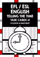Vorschau - Stationenlernen - ENGLISH TELLING THE TIME TASK CARDS O'CLOCK & HALF PAST - Seite 1