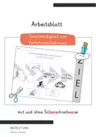 Vorschau - Stationenlernen - AB: Geschwindigkeit unterschiedlicher Verkehrsteilnehmer - Deckblatt