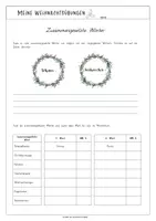 Vorschau - Arbeitsblätter - Meine Weihnachtsübungen - 4. Klasse (Deutsch, Mathe) - Seite 1