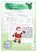 Vorschau - Arbeitsblätter - GESAMTPAKET: Meine Weihnachtsübungen 1. - 4. Klasse (Deutsch, Mathematik) - Deckblatt