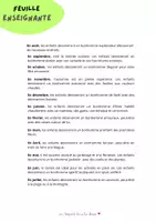 Aperçu - Préparation de séquence / Séquence complète - Un Bonhomme chaque mois - un léopard dans la classe (2) - Page 1