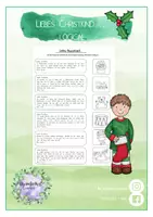 Vorschau - Arbeitsblätter - Liebes Christkind - Lesezuordnung - Deckblatt