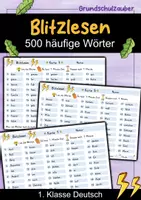 Vorschau - Arbeitsblätter - Blitzlesen | 500 häufige Wörter | Deutsch 1. Klasse | Lesetraining | Lesetempotraining - Deckblatt