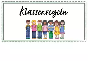 Vorschau - Präsentationen/Tafelbilder - Klassenregeln - Visualisierung (inkl. Vertrag + Bildkarten) - Seite 2