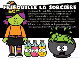Aperçu - Préparation de séance / Séance complète - Rallye mathématique Les lieux hantés Halloween niveau CP - Page 1