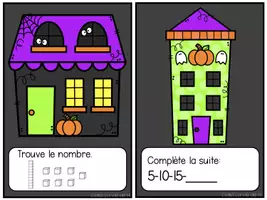 Aperçu - Préparation de séance / Séance complète - Rallye mathématique Les lieux hantés Halloween niveau CP - Page 2