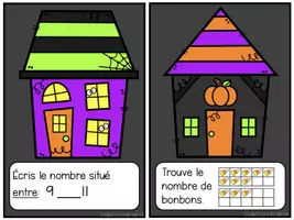 Aperçu - Préparation de séance / Séance complète - Rallye mathématique Les lieux hantés Halloween niveau CP - Page 3