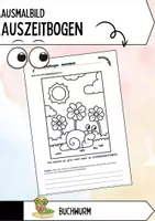 Vorschau - Arbeitsblätter - Auszeitbogen: Ausmalbild - mit Humor gegen Unterrichtsstörungen - Deckblatt