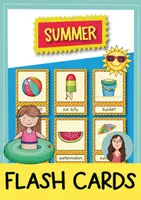 anteprima - Flashcard - Summer Flash Cards / Carte illustrate e con parole (Inglese) - Pagina di copertina