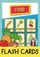 anteprima - Flashcard - Food: 83 Flash Cards / Carte illustrate e con parole (Inglese) - Pagina di copertina