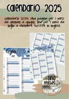 anteprima - Altro tipo di materiale - Agenda Calendario 2025 - Pagina di copertina