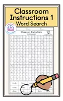 Aperçu - Feuilles d'exercices - Classroom Instructions 1 - Word Search - Page de couverture
