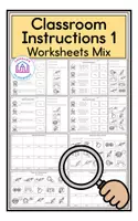 Aperçu - Feuilles d'exercices - Classroom Instructions 1 - Worksheets Mix - Page de couverture