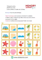 Aperçu - Jeux - memory_summer beach - Page de couverture