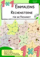 Vorschau - Stationenlernen - Einmaleins (1×1) – Rechensterne zu allen Malreihen - Deckblatt