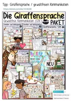 Vorschau - Arbeitsblätter - Raffi, die Giraffe - Material zum Lied / Giraffensprache (Koop mit HerrH) - Seite 1