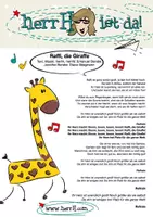 Vorschau - Arbeitsblätter - Raffi, die Giraffe - Material zum Lied / Giraffensprache (Koop mit HerrH) - Seite 2