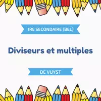 Aperçu - Apprentissages en autonomie - S1 Belgique - Diviseurs et multiples - Page de couverture