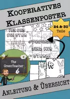 Vorschau - Arbeitsblätter - Kooperatives Klassenposter - Jeder von uns ein Star - Schuljahresanfang - Deckblatt