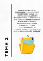 Vista previa - Para docentes: organización, planificación y formación - PORTADAS TEMARIO OPOSICIONES - página 3