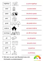 Vorschau - Stundenentwürfe - Les adjectifs: Lernplakat + Übungen - Seite 3