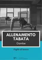 anteprima - Altro tipo di materiale - Fitness ⎮ Allenamento Tabata per le gambe dai 5 ai 12 anni con 8 schede e molto altro. - Pagina di copertina