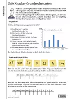 Vorschau - Arbeitsblätter - Safe Knacker Diagramme, Große Zahlen, Zahlenstrahl und Runden - Seite 3