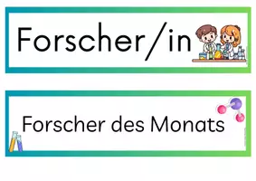 Vorschau - Poster - Schild(er)/Aushang zum Gestalten des Experimentiertisches - Seite 2