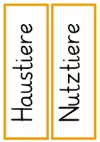 Vorschau - Präsentationen/Tafelbilder - Nutz- und Haustiere - Tafelmaterial - Seite 1