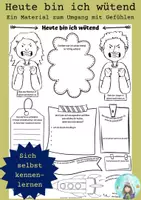 Vorschau - Arbeitsblätter - Heute bin ich wütend (Gefühle & Selbstwirksamkeit) - Deckblatt