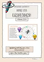 Vorschau - Arbeitsblätter - Spin it! Emotions - eine speaking activity - Deckblatt