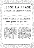 anteprima - Esercizi - Prime letture in stampatello maiuscolo - Pagina 1
