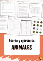 anteprima - Esercizi - Pacchetto di materiali sugli animali in spagnolo - Pagina 1