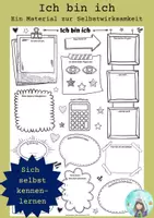 Vorschau - Arbeitsblätter - Ich bin ich (Gefühle & Selbstwirksamkeit) - Deckblatt