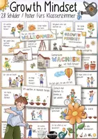 Vorschau - Poster - Growth Mindset - 28 Poster / Schilder fürs Klassenzimmer (Wachstumsdenken) - Deckblatt