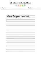Vorschau - Stationenlernen - Mit Adjektiven beschreiben - Seite 2