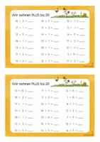 Vorschau - Aufgabenkarten - Zahlenraum 20 | Addition und Subtraktion | Karteien | Materialpaket - Seite 1