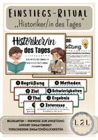 Vorschau - Arbeitsblätter - Einführung Geschichte - Gesamte Unterrichtseinheit - Einstieg, Zeitstrahl, Historiker, Archäologe, Zeitrechnung, Epoche, Quelle, Darstellung, uvm (Materialpaket) - Seite 1