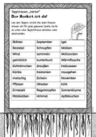 Vorschau - Arbeitsblätter - Lesetraining Klasse 1/2: Teppichlesen „Herbst" - Seite 3