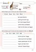 Vorschau - Arbeitsblätter - Mit der Giraffe auf der Suche nach dem Wortschatz - Nomen - Seite 3