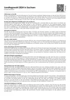 Vorschau - Arbeitsblätter - Ergebnis der Landtagswahl 2024 in Sachsen - Deckblatt