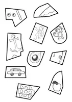 Vorschau - Mal- und Bastelvorlagen - Buchstabenpuzzle | Buchstaben von A-Z | Buchstabeneinführung | Deutsch 1. Klasse - Seite 3