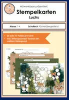 Vorschau - Anderer Materialtyp - Stempelkarten: Klassentier Luchs (Verstärkungs-/Belohnungssystem/Token) - Deckblatt