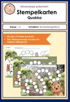 Vorschau - Anderer Materialtyp - Stempelkarten: Klassentier Quokka (Verstärkungs-/Belohnungssystem/Token) - Deckblatt
