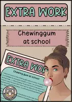 Vorschau - Arbeitsblätter - EXTRA WORK - Chewing gum at school - Deckblatt