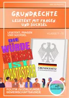 Vorschau - Stundenentwürfe - Grundrechte - Lesetext - Deckblatt