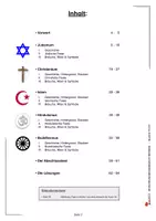 Vorschau - Arbeitsblätter - Die Weltreligionen kinderleicht verstehen | Judentum, Christentum, Islam, Hinduismus, Buddhismus, Feste, Bräuche | Religion Grundschule Sekundarstufe I Klasse 3-8 Lösungen - Seite 2