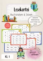 Vorschau - Aufgabenkarten - Lesekartei - Silben & Buchstaben I Silbenkartei I Erstlesen I Anfangsunterricht (Kl. 1) - Seite 1