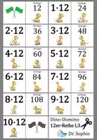 Vorschau - Spiele - Domino großes Einmaleins 12er-Reihe Dinos - Seite 3